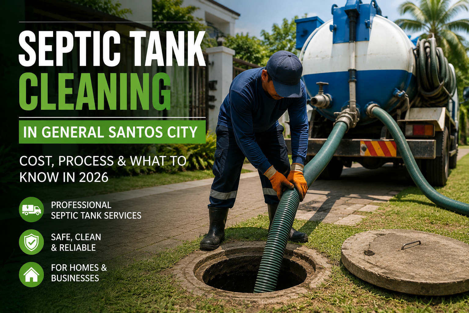 Professional septic tank cleaning service in General Santos City